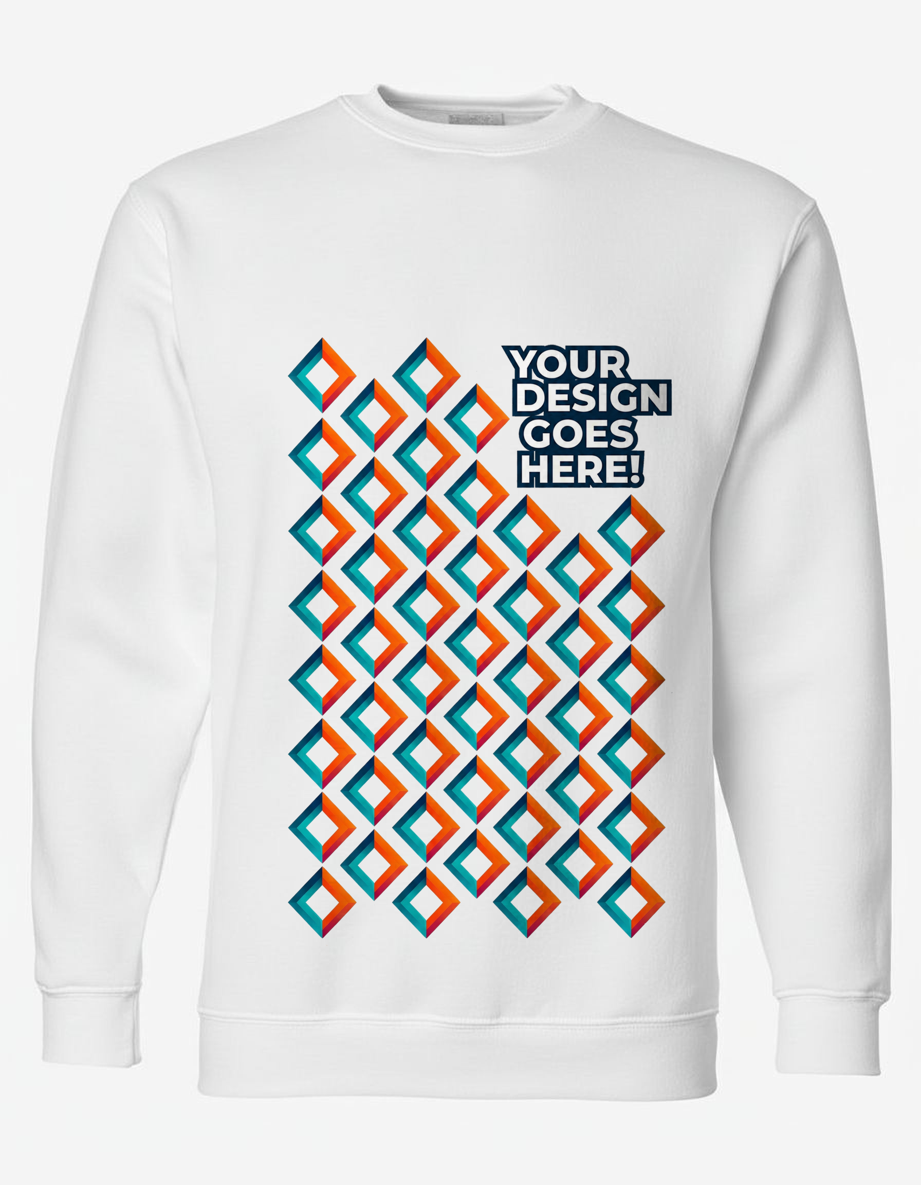 USA-Made Crewneck Sweatshirt mockup