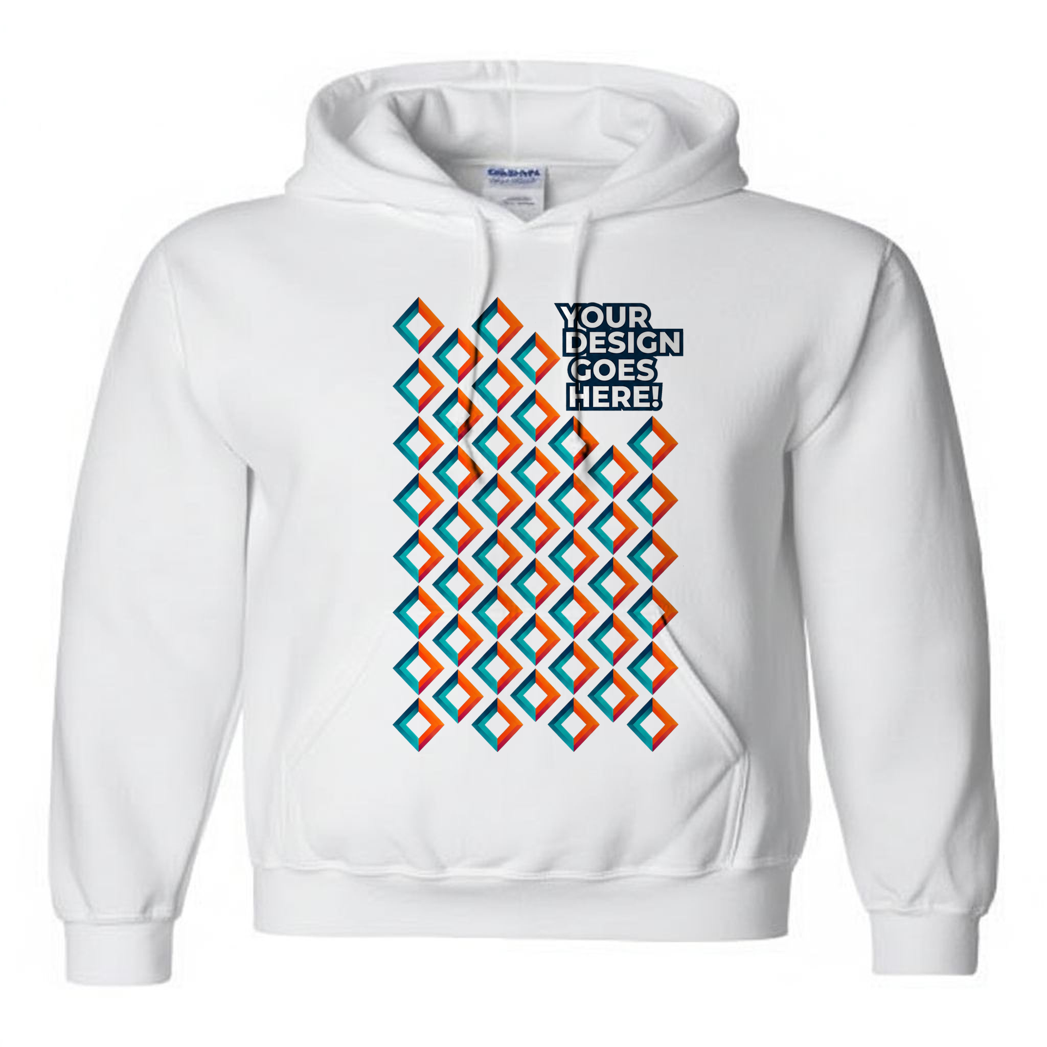 DryBlend Hooded Sweatshirt mockup