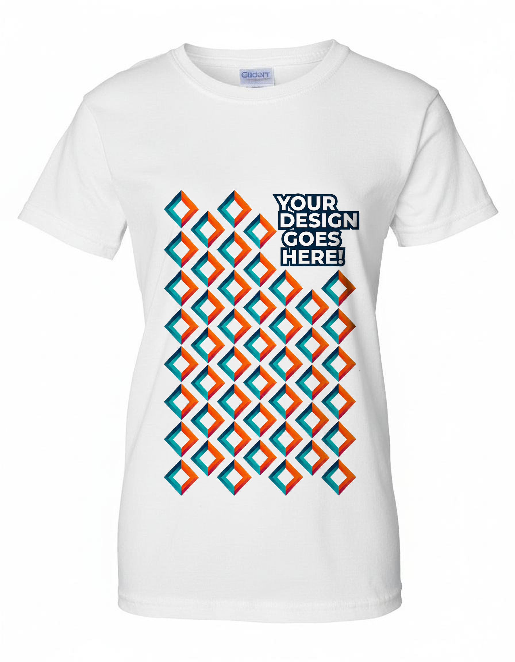 Ultra Cotton Women’s T-Shirt mockup