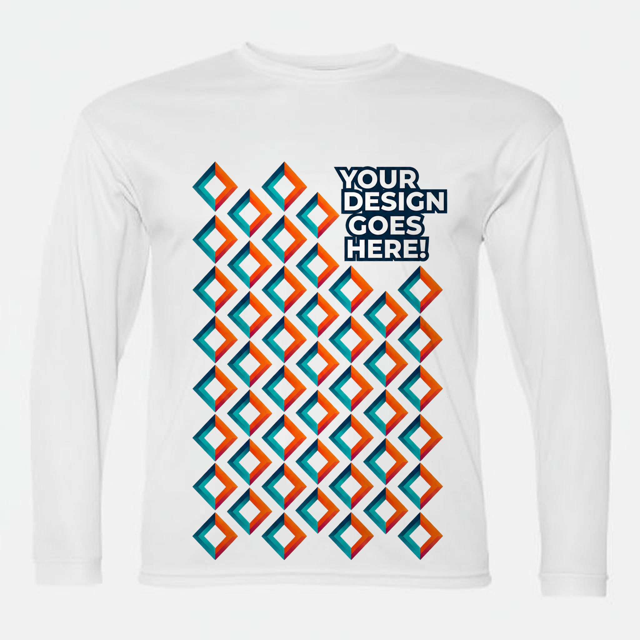 Performance Long Sleeve T-Shirt mockup