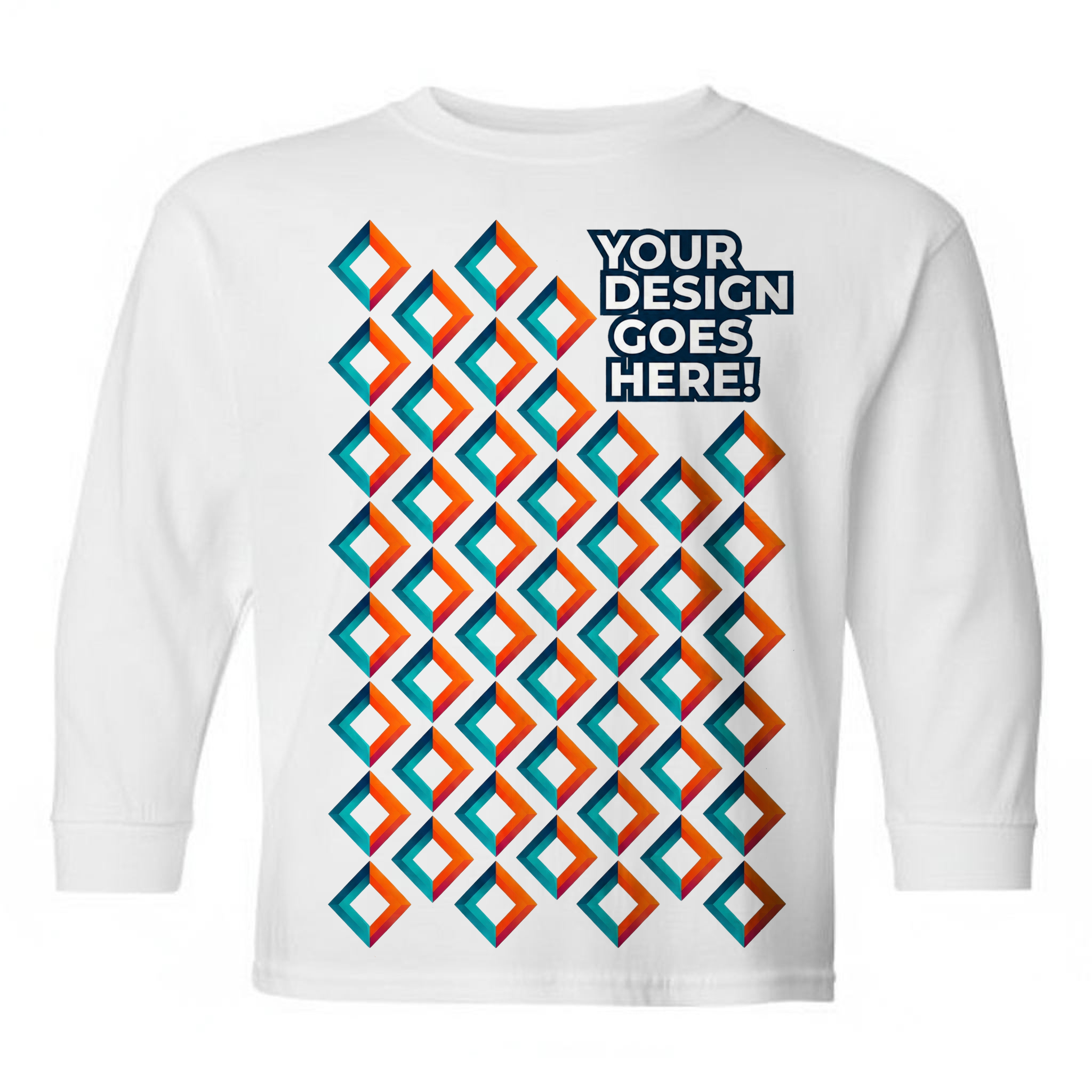 Youth Long Sleeve T-Shirt mockup