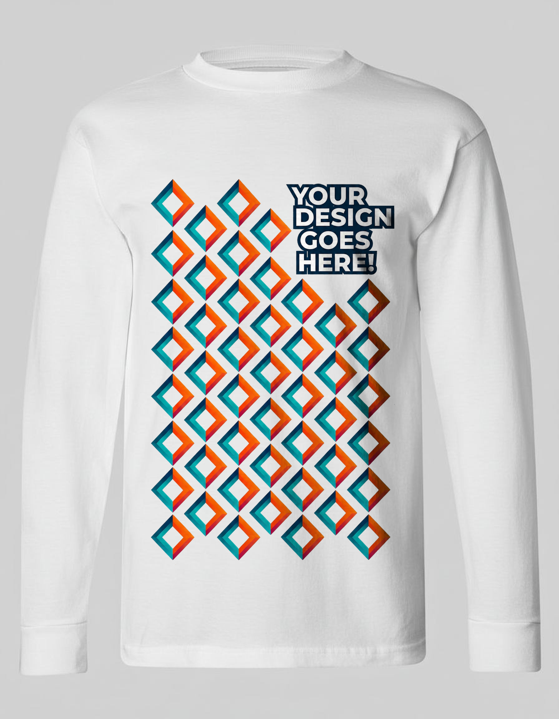 Long Sleeve T-Shirt mockup