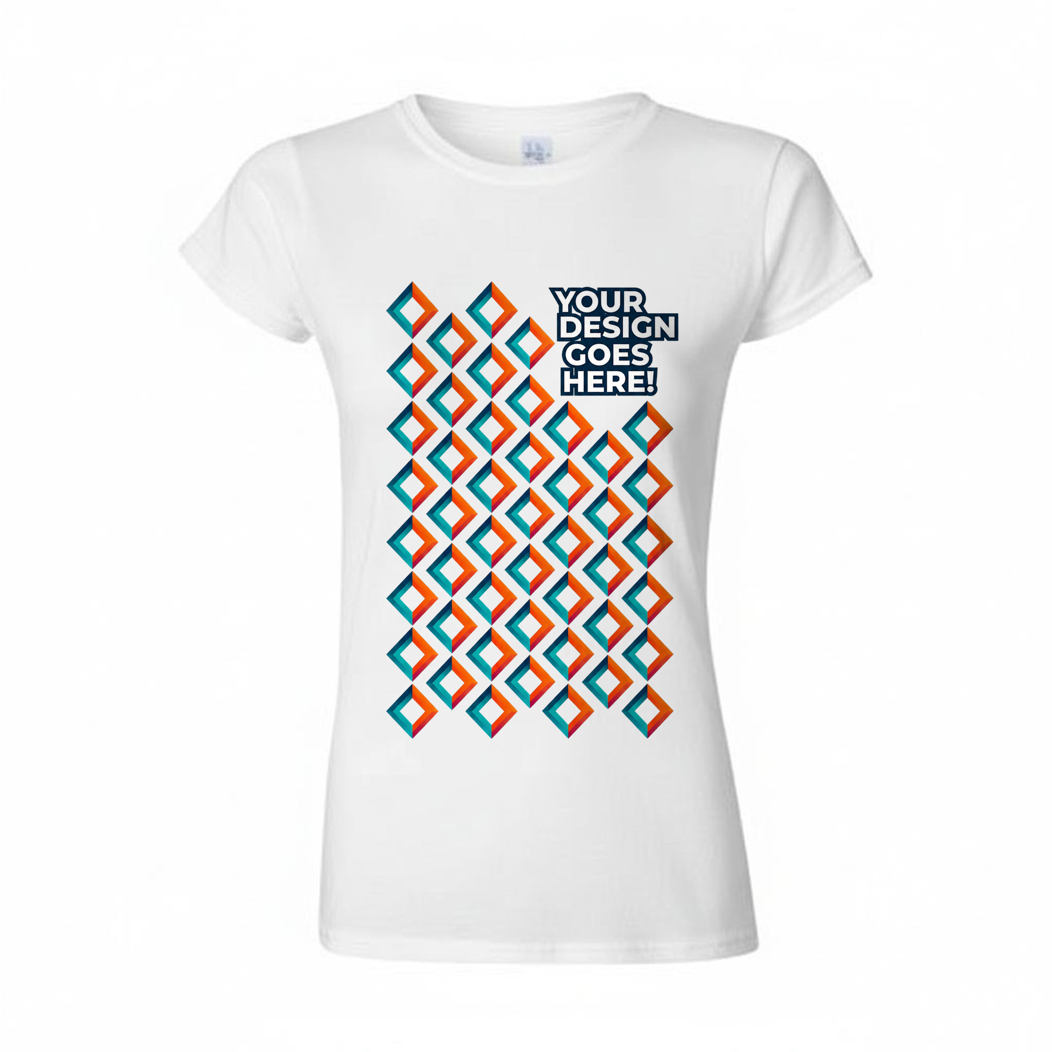 GILDAN SOFTSTYLE LADIES' T-SHIRT mockup