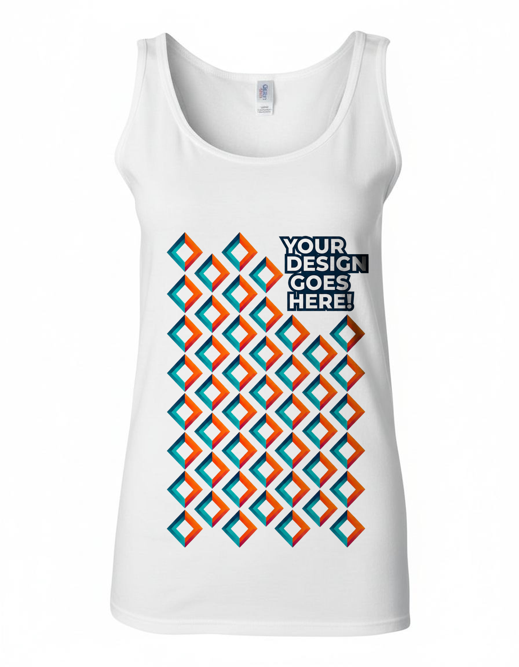 SOFTSTYLE WOMEN’S TANK TOP mockup