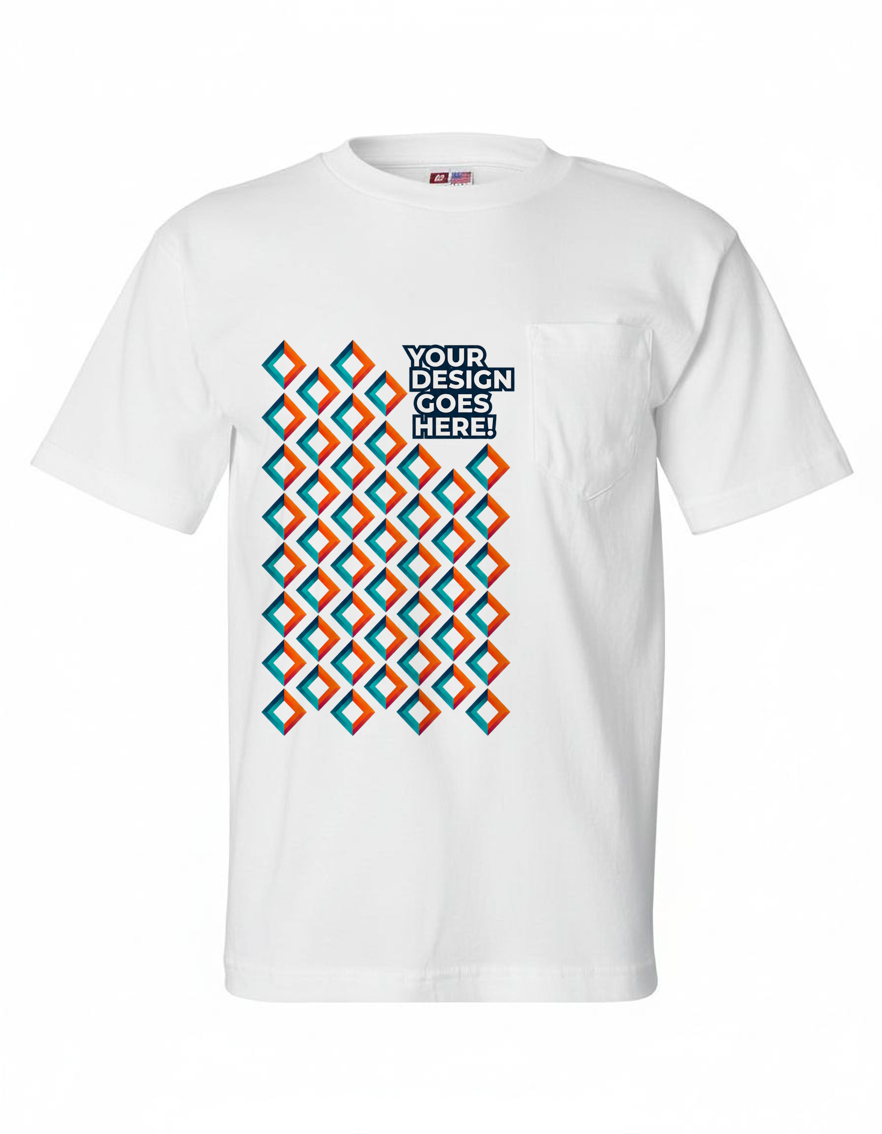 USA-Made Pocket T-Shirt mockup