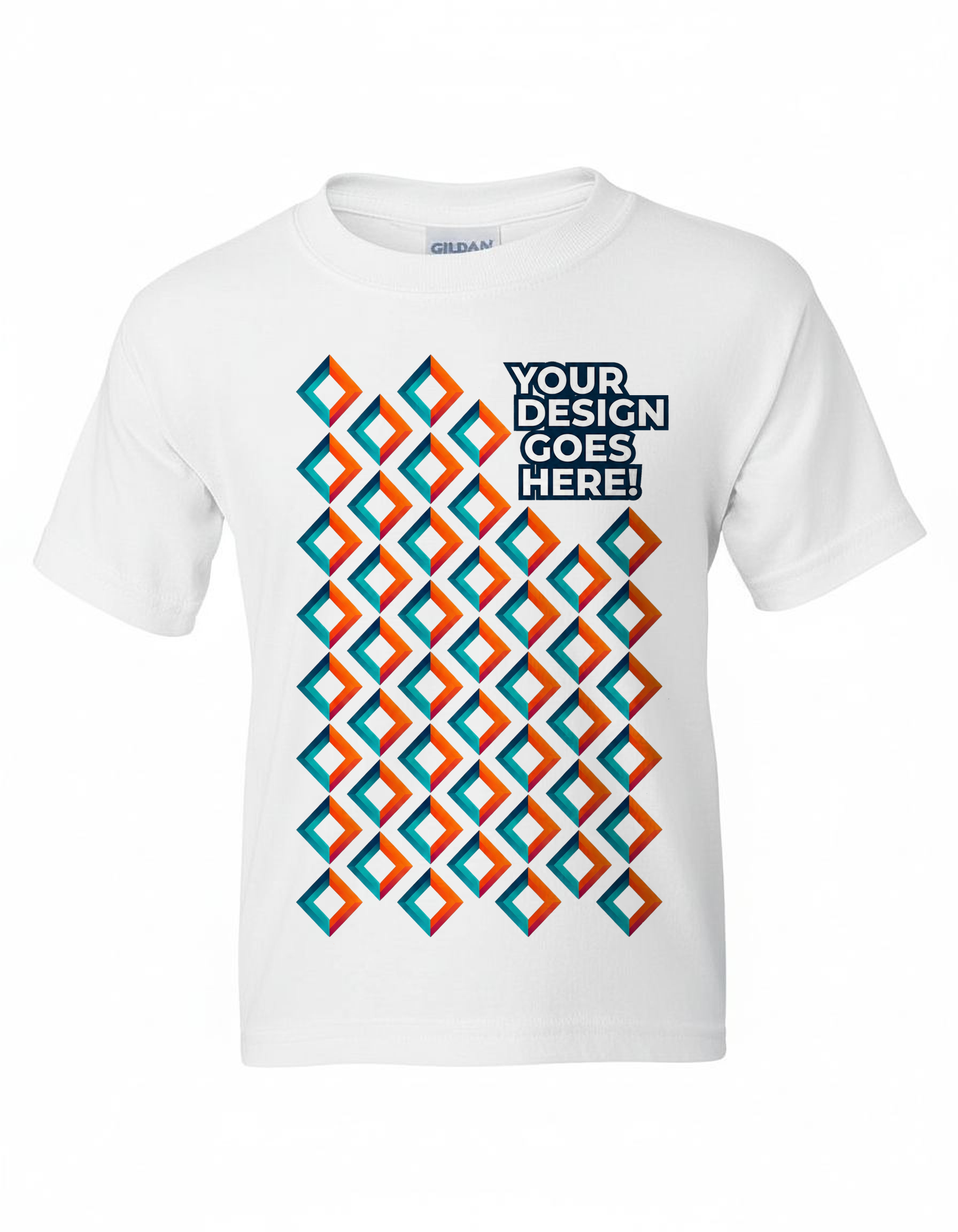 DryBlend Youth T-Shirt mockup