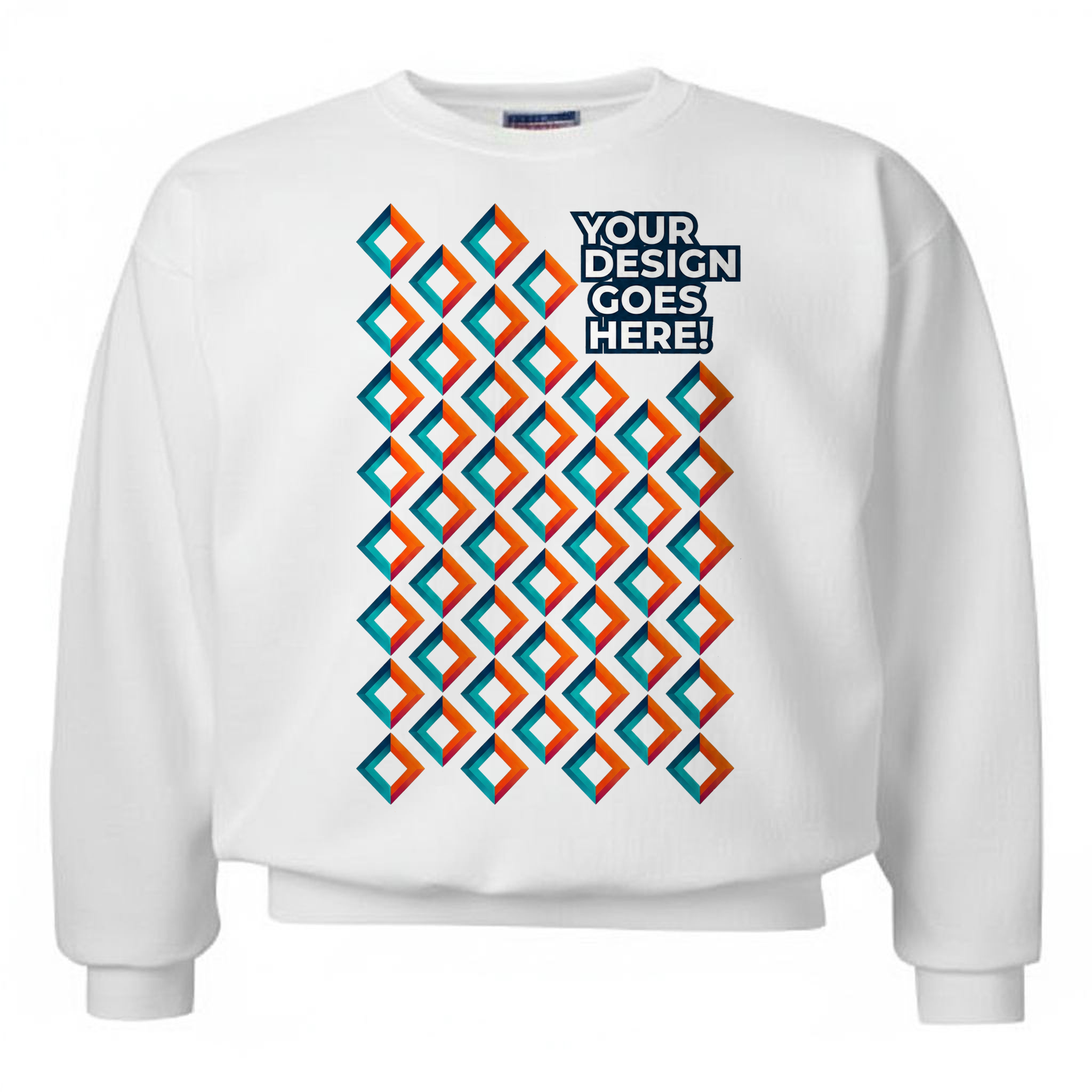 Cotton Crewneck Sweatshirt mockup