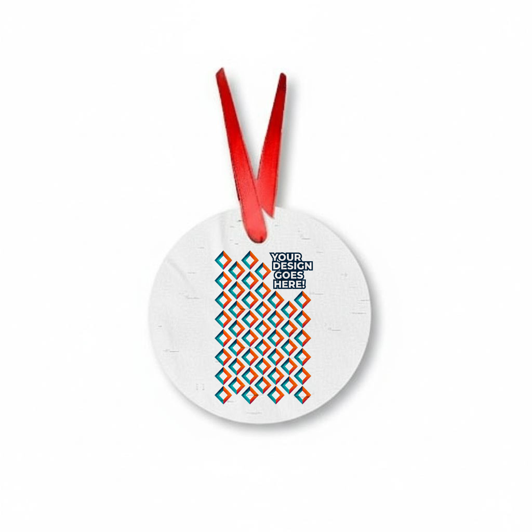 Round Ceramic Ornament mockup