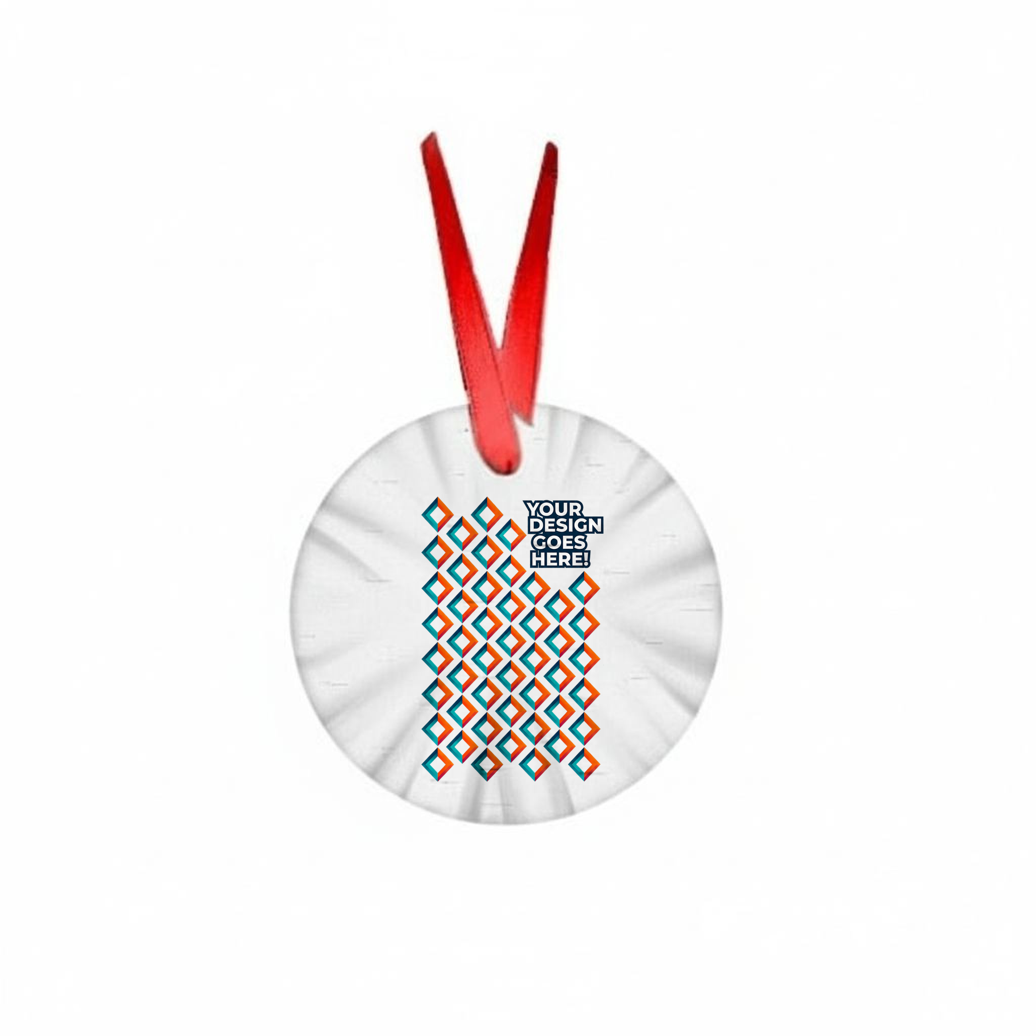 Round Metal Ornament mockup