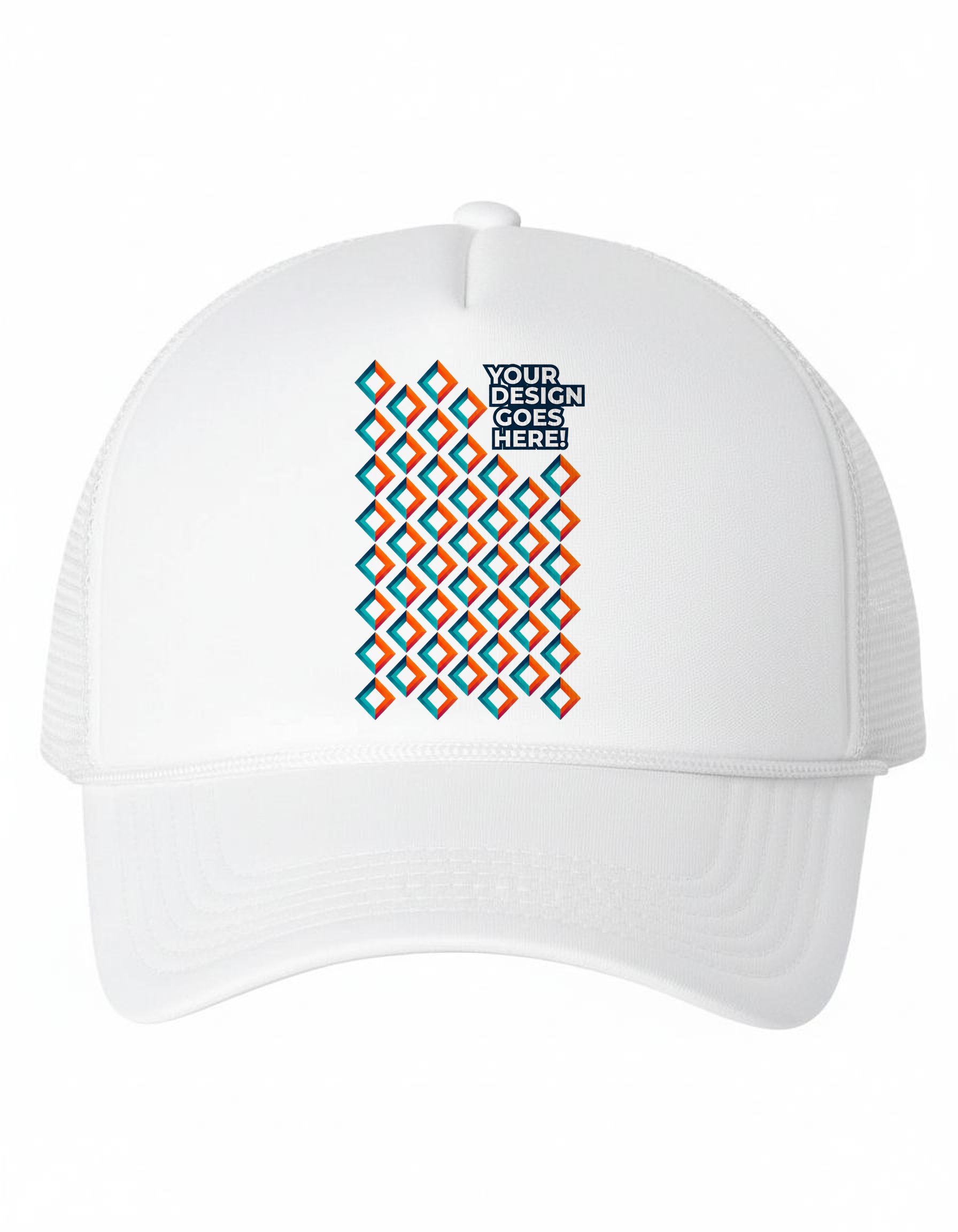 Foam Mesh-Back Trucker Cap mockup